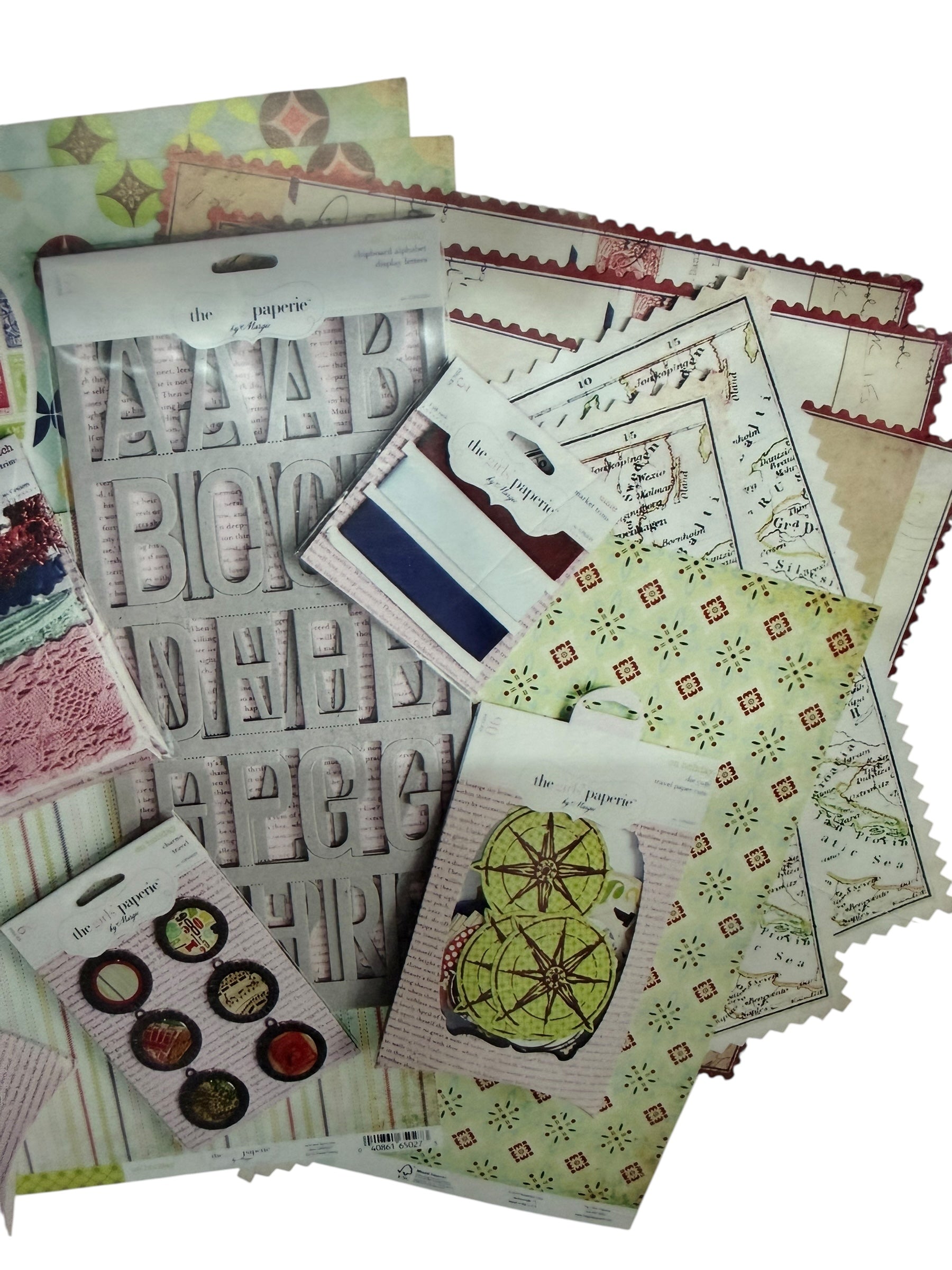 2011 The Girls’ Paperie “Vintage Travel” Scrapbook Kit