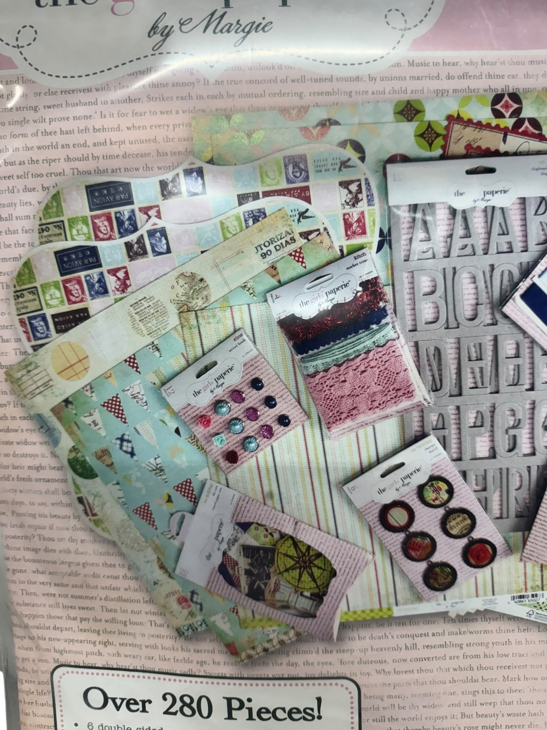 2011 The Girls’ Paperie “Vintage Travel” Scrapbook Kit