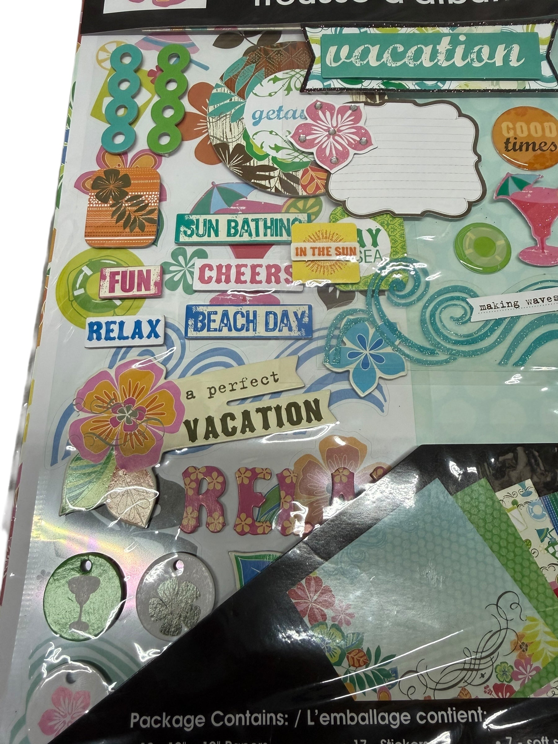 2010 Me & My Big Ideas Scrapbook Kit VACATION