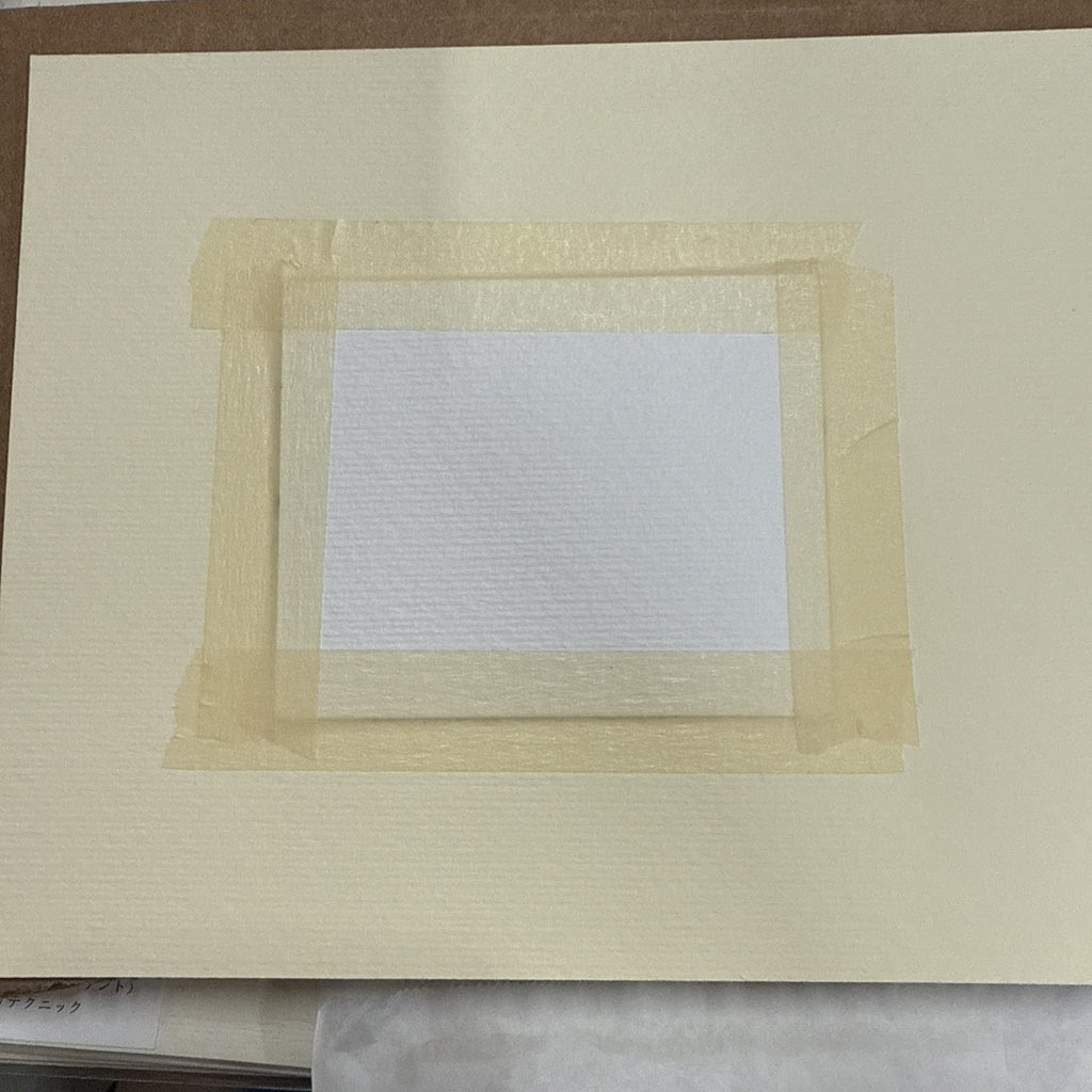 WATERCOLOR ORIGINAL SUNFLOWERS VINEYARDS TUSCANY ITALY SIGNED MINIATURE