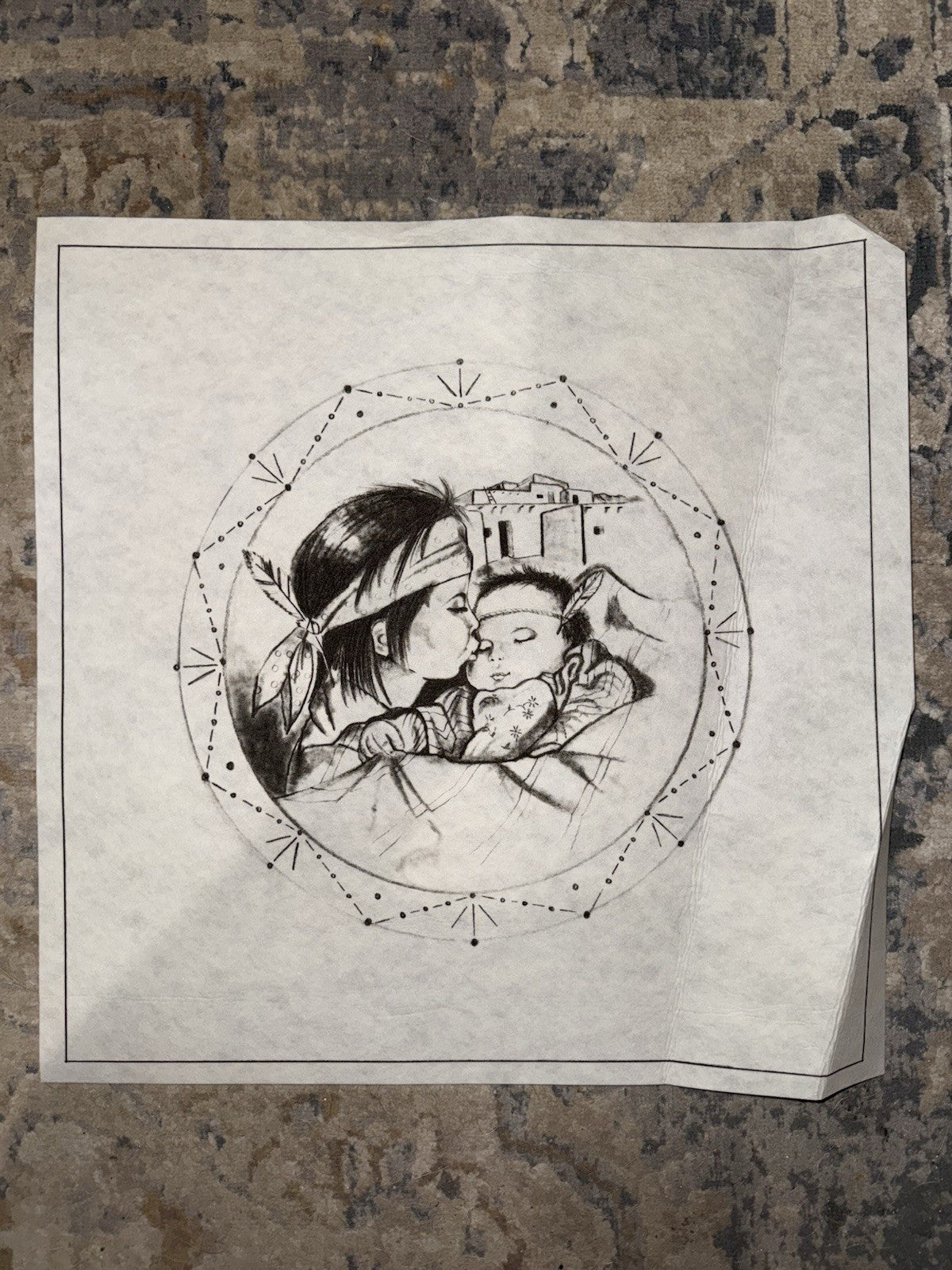 VTG Tri-Chem Paint A Picture 7440 “Precious Brothers” 15x15