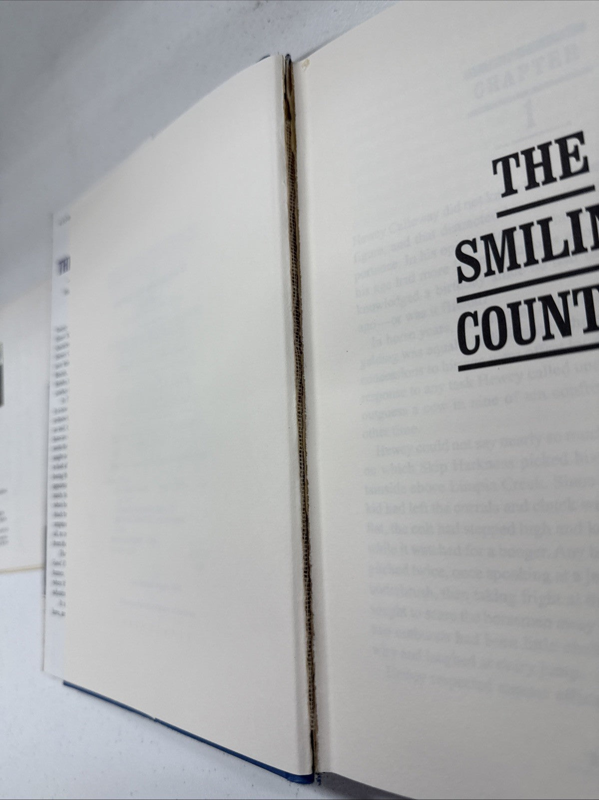 ULTRA RARE Elmer Kelton Signed The Smiling Country + Personal Card *READ*