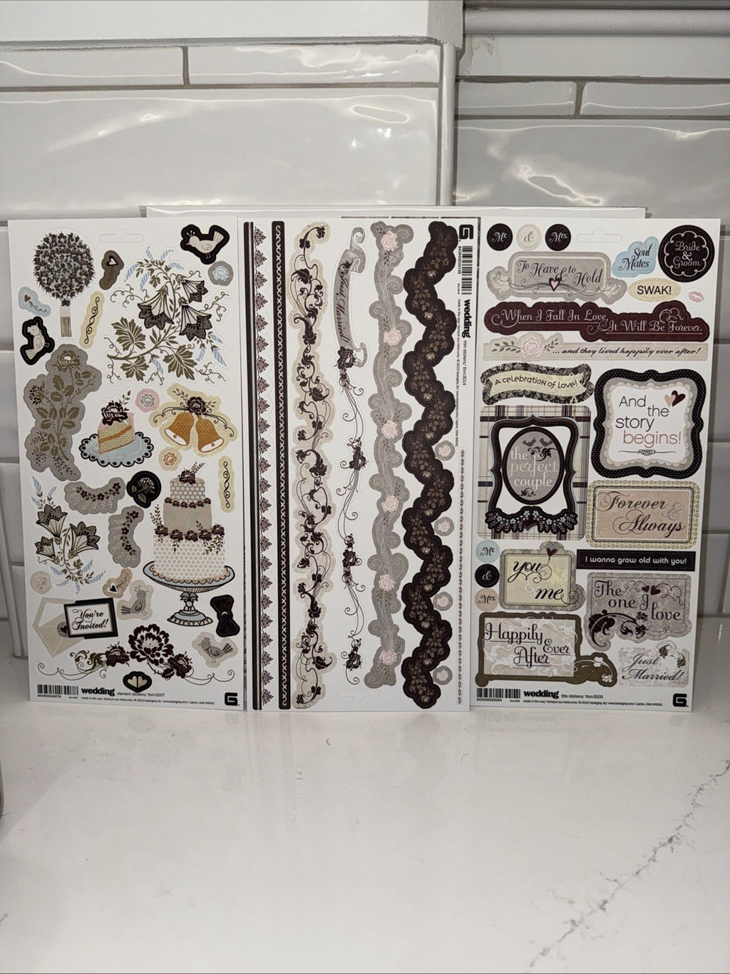 RARE BasicGrey *Cappella Collection Pack* + Card Kit & Instructions WEDDING