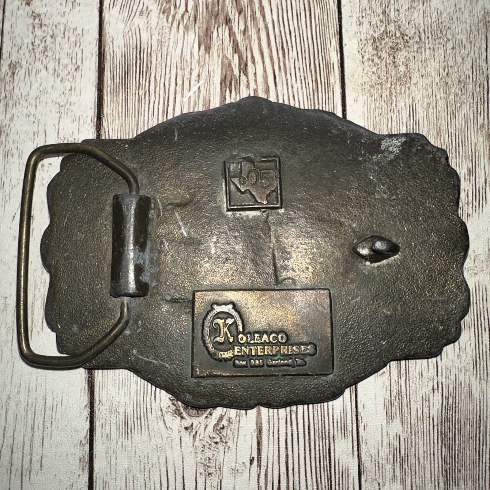 Koleaco Enterprises C05 Ford Model A Brass Belt Buckle