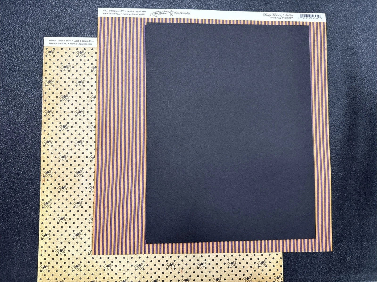 RARE 2012 Pine Cone Press ~ Graphic 45 ~ Happy Hauntings Scrapbook Kit FREE SHIP