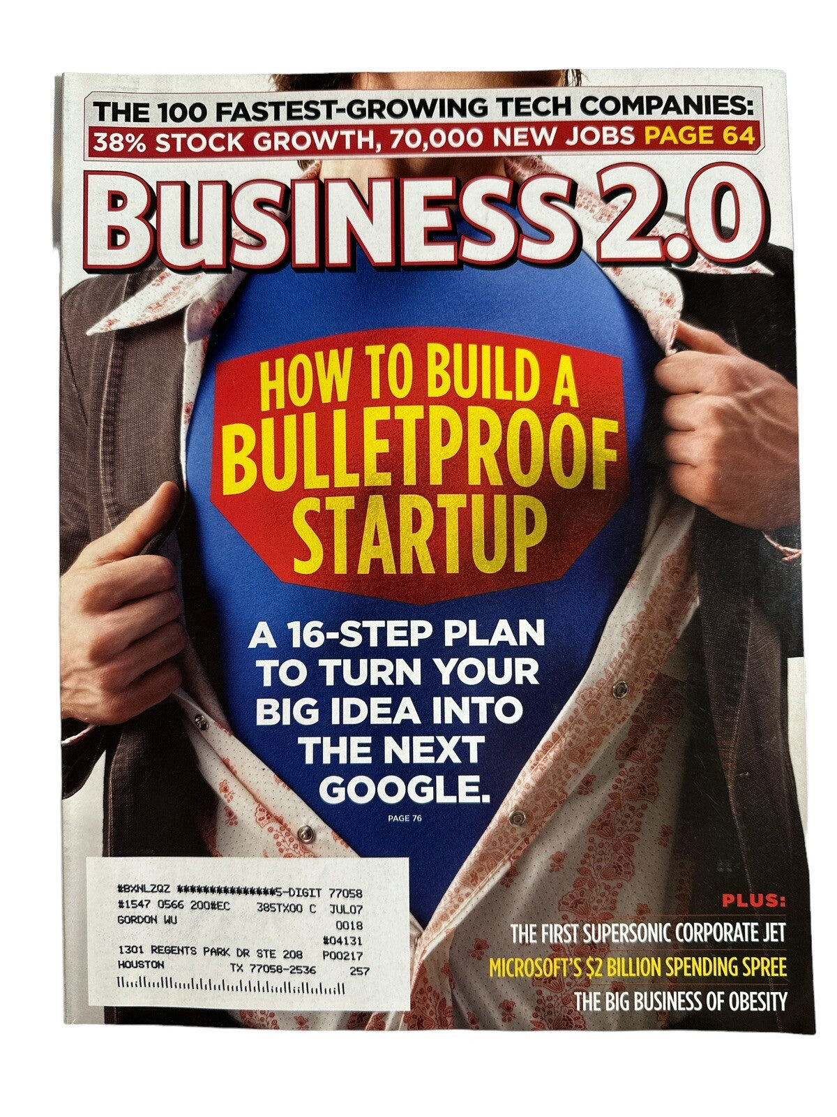 Business 2.0 Magazine Lot of 7 Magazines 2005-2007