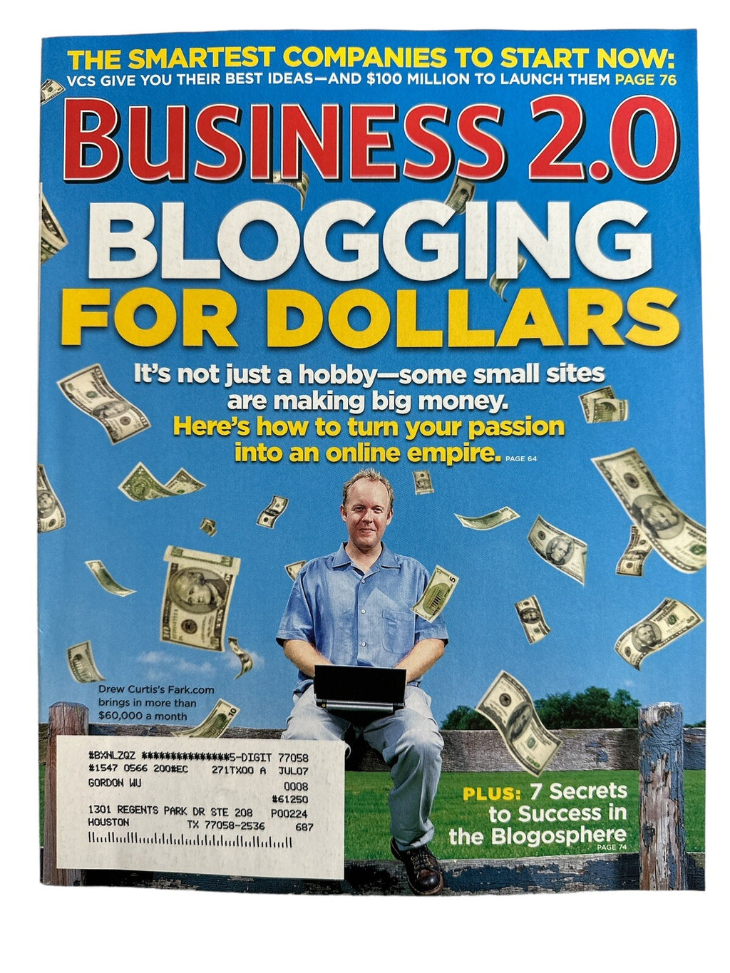 Business 2.0 Magazine Lot of 7 Magazines 2005-2007