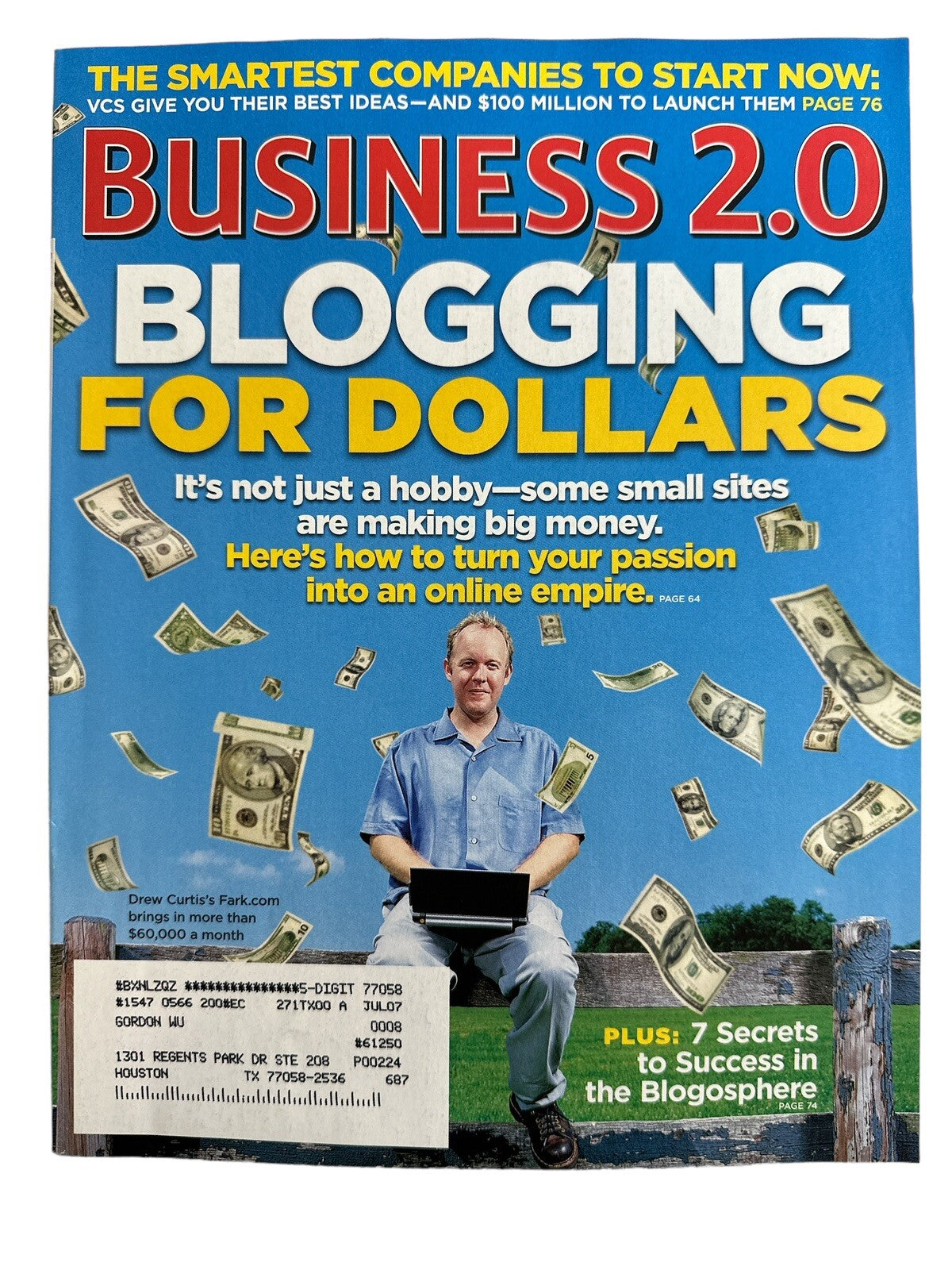 Business 2.0 Magazine Lot of 7 Magazines 2005-2007