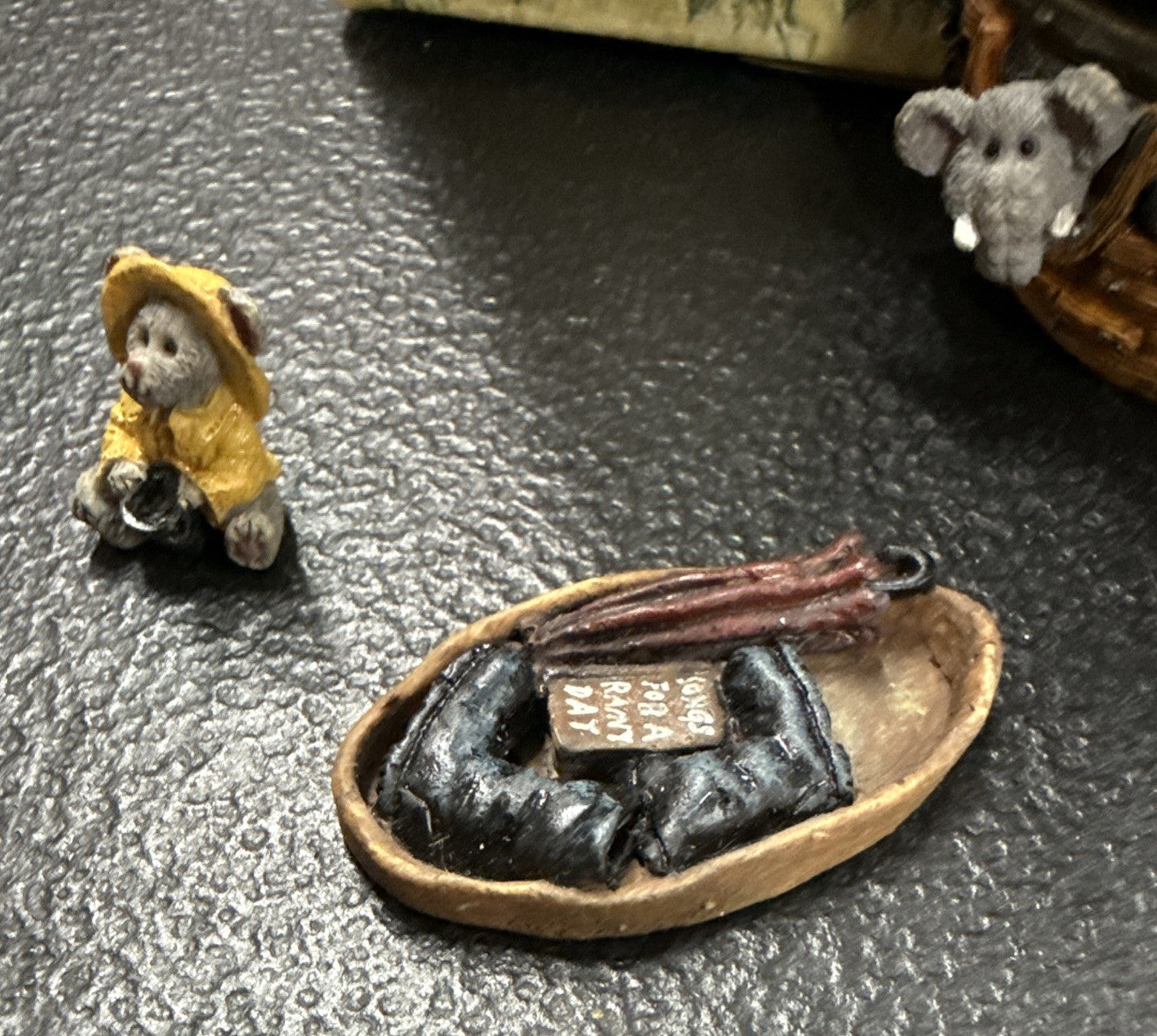 NEW Boyds Bears Uncle Bean's Treasure Boxes “Surf’s Up” Noah’s Ark Drip McNibble