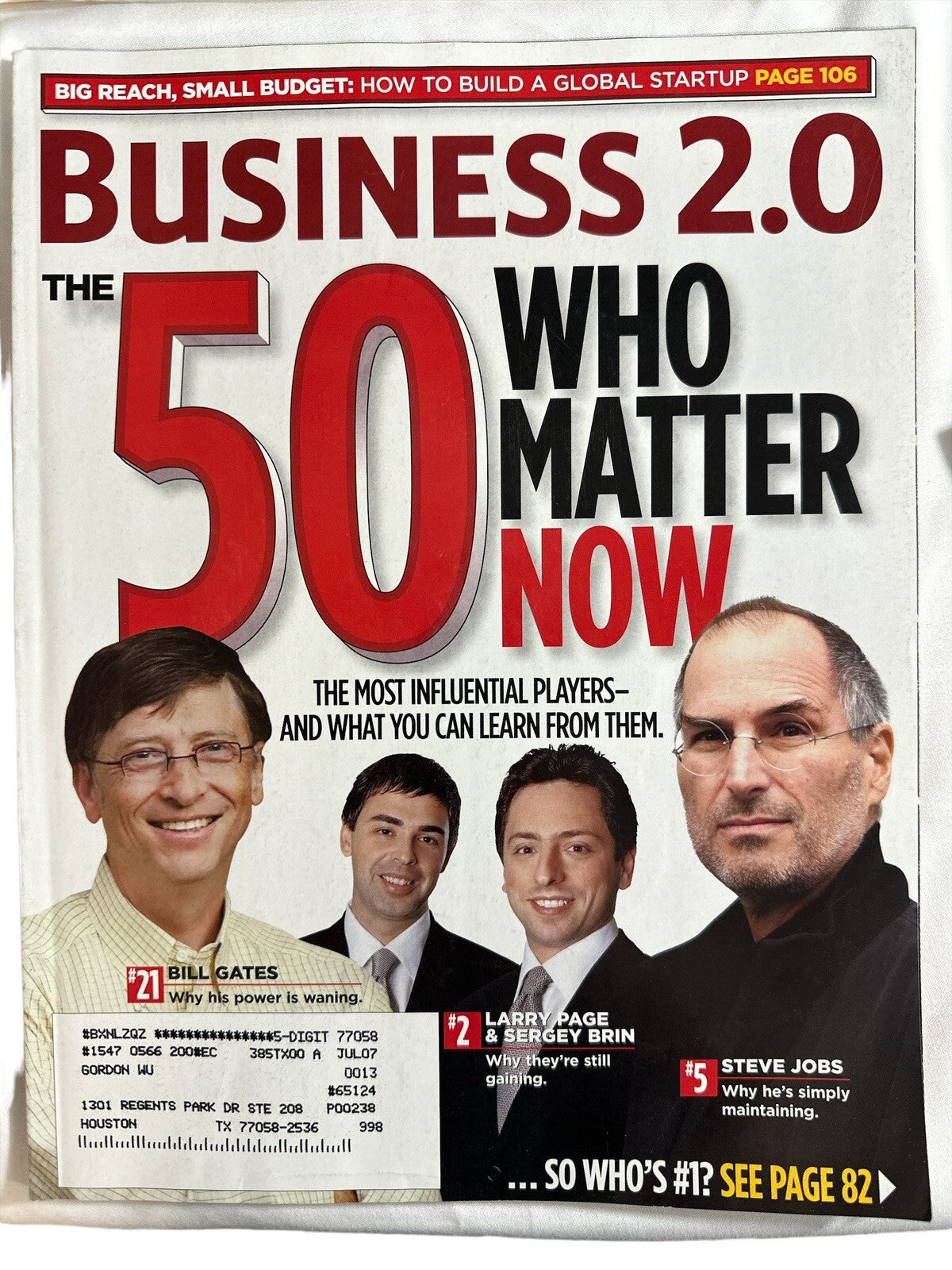 Business 2.0 Magazine Lot of 7 Magazines 2005-2007