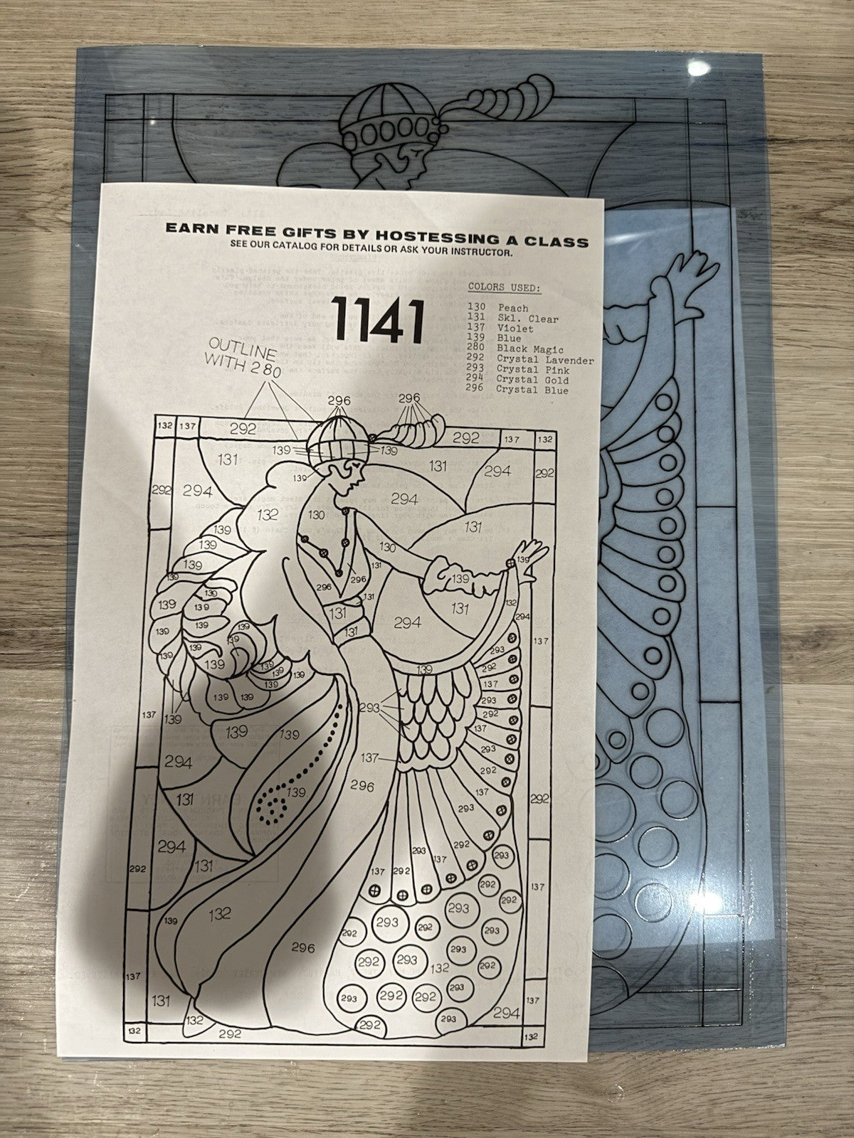 VTG Tri-Chem Paint A Picture 1141 “Decolite Lady” Art Deco 12x16