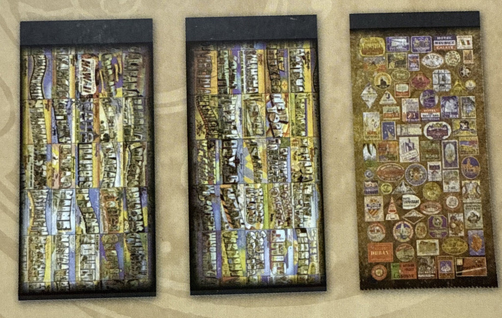 RARE 2011 Sealed Tim Holtz Idea-Ology Salvage Stickers Destinations TH93005