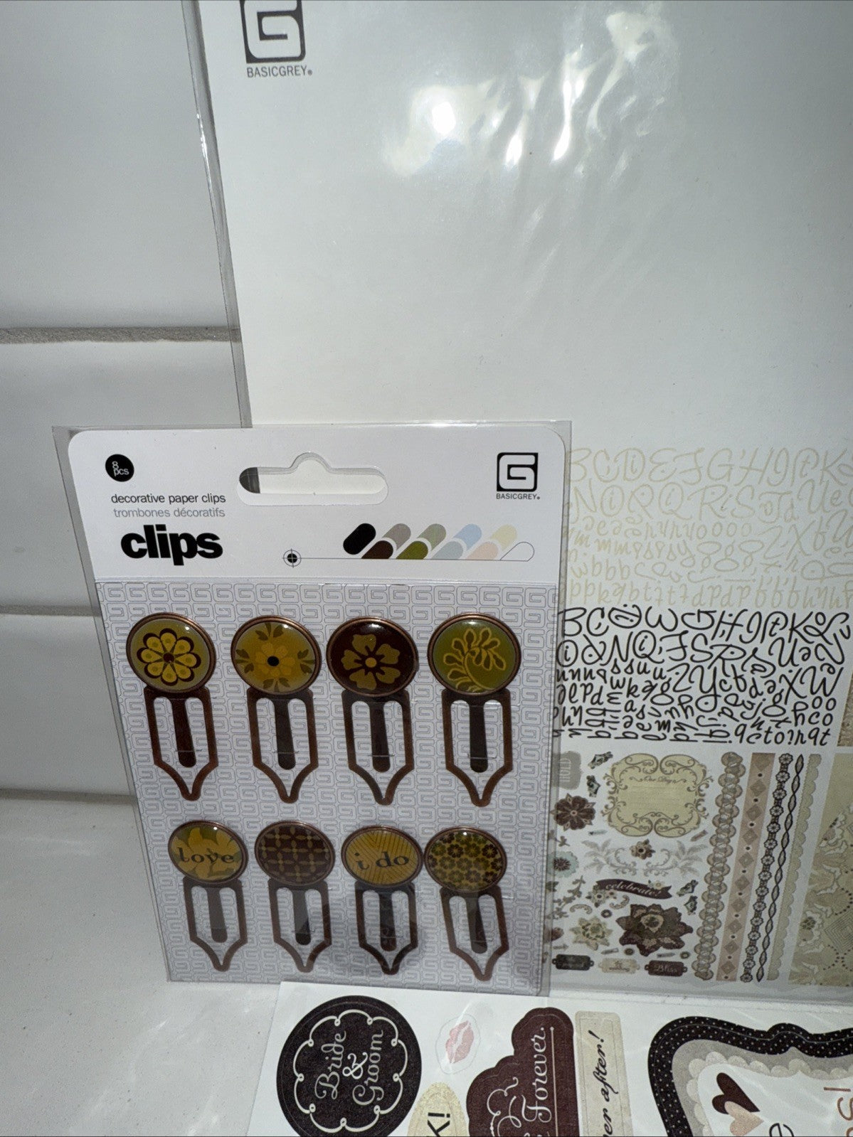 RARE BasicGrey *Cappella Collection Pack* + Card Kit & Instructions WEDDING