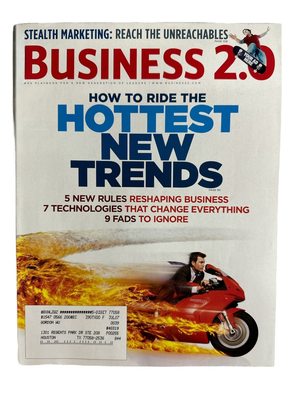 Business 2.0 Magazine Lot of 7 Magazines 2005-2007