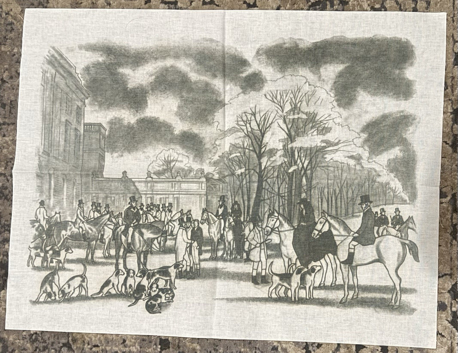 VTG Tri-Chem Paint A Picture 7454 “English Tradition” 18x24 Fox Hunting