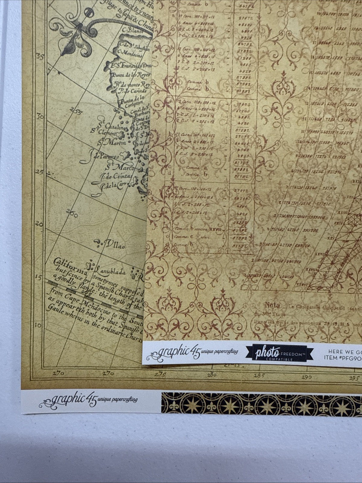 Graphic 45 Transatlantic Photo Freedom Collection Kit Scrapbook Travel Echo Park