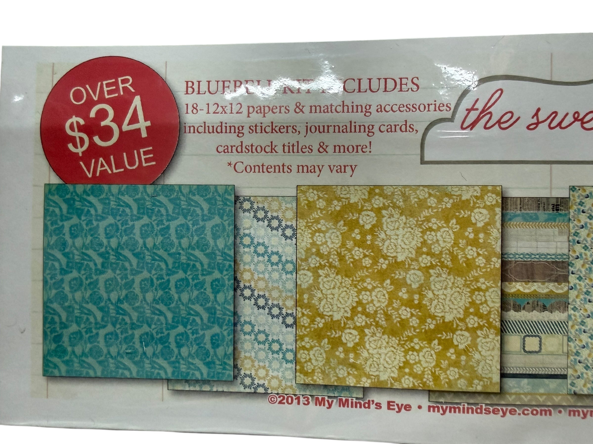 2012 “Bluebell” My Minds Eye MME Scrapbook Kit