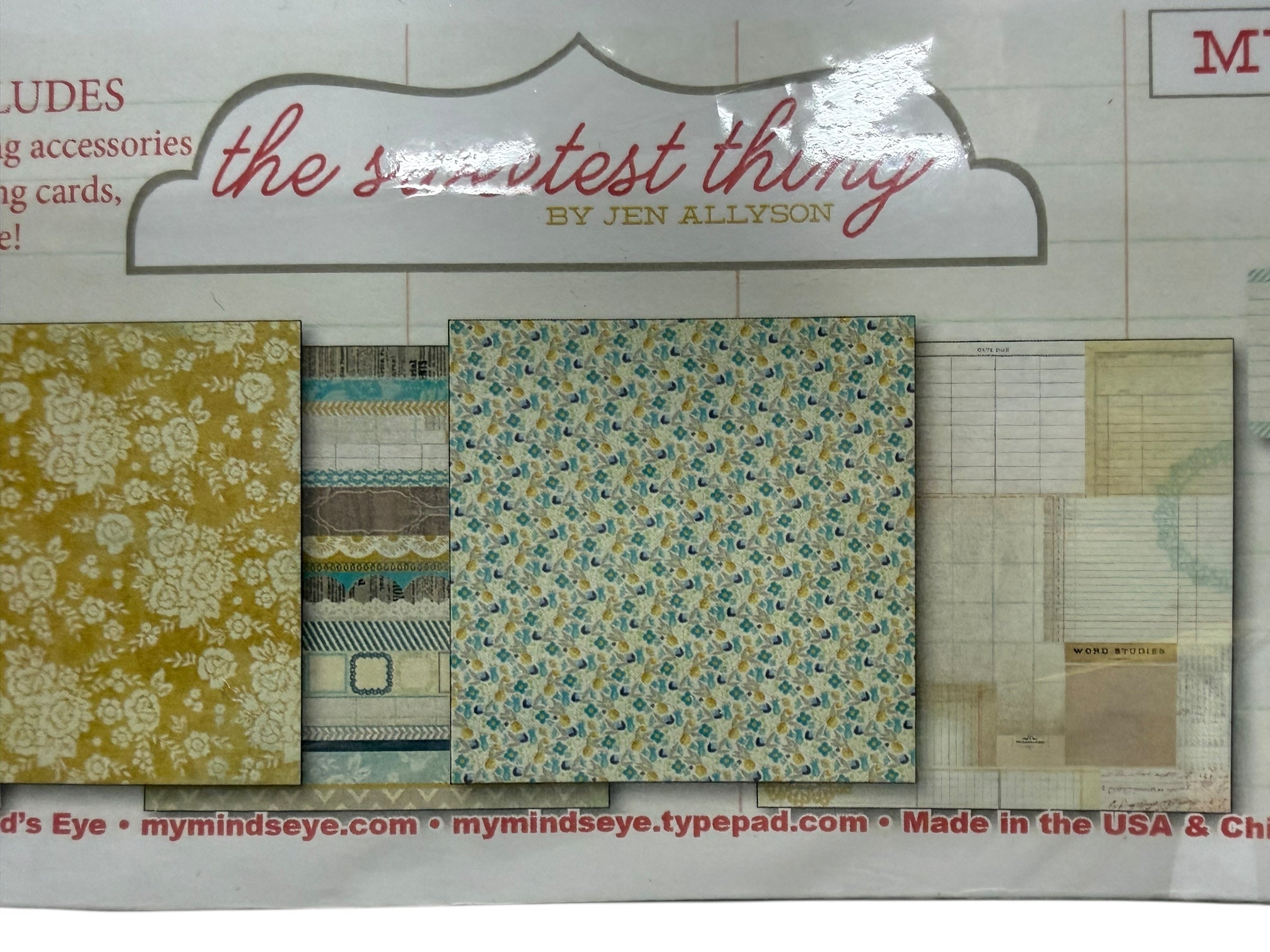 2012 “Bluebell” My Minds Eye MME Scrapbook Kit