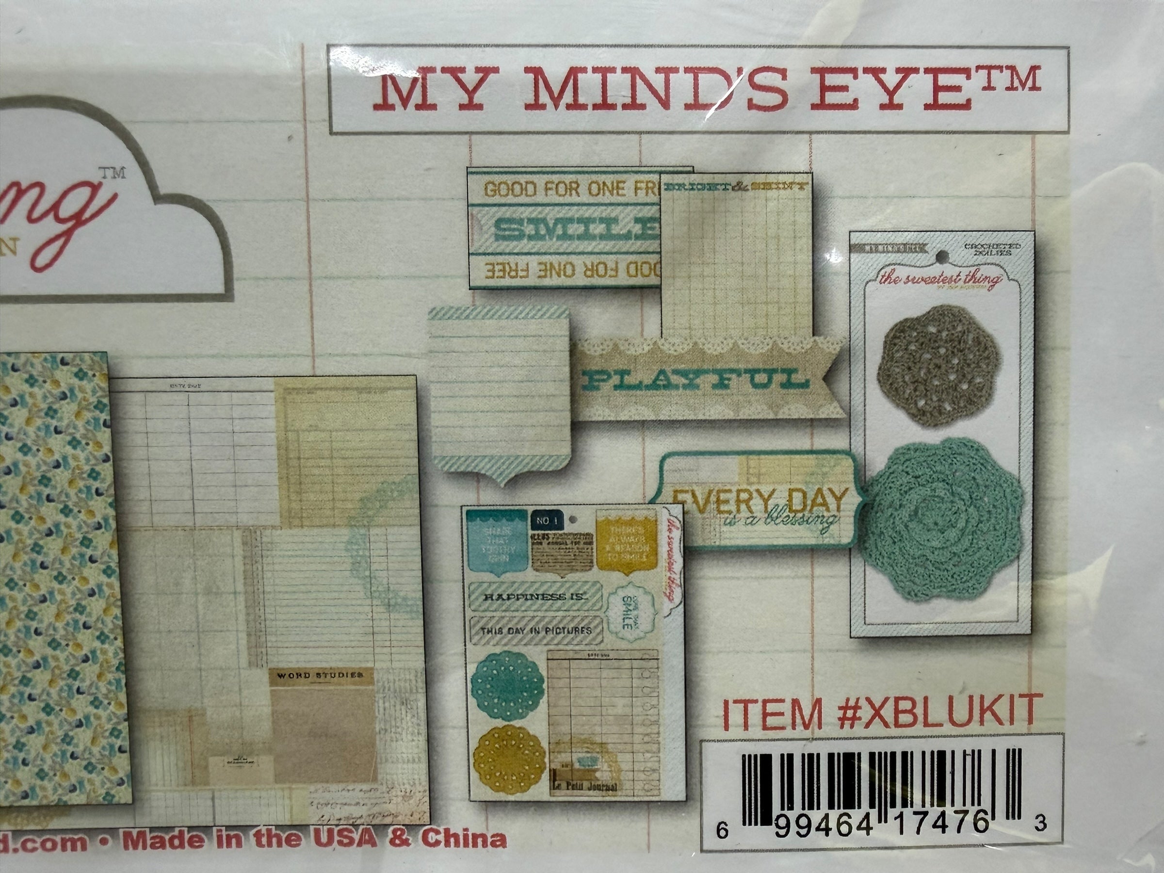 2012 “Bluebell” My Minds Eye MME Scrapbook Kit