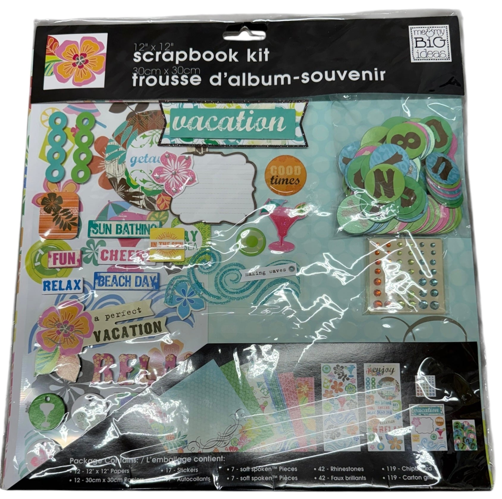 2010 Me & My Big Ideas Scrapbook Kit VACATION